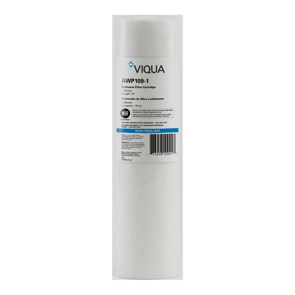 Viqua 1 Micron Sediment Filter 9 7/8" PP P#AWP109-1