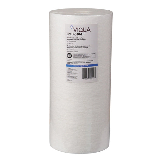 VIQUA CMB-510-HF 4-1/2" x 10" Sediment Filter 5 micron 18 gpm